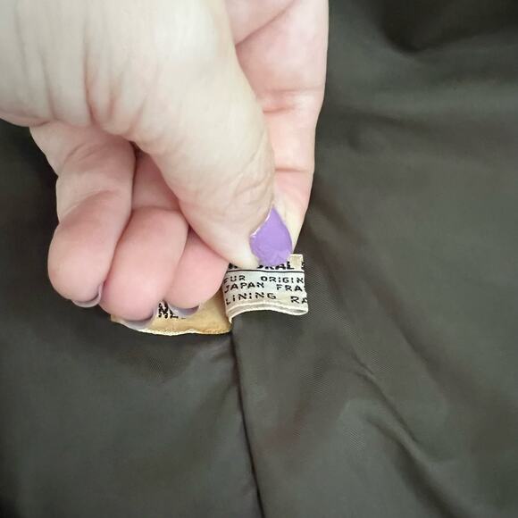 Vintage Patchwork Rabbit Fur Coat Size Medium - Picture 10 of 15